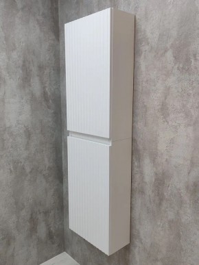 Шкаф пенал навесной для ванной MH11-MA 450х1548 (Белый-М 10.1.1) Белый глянец в Нижневартовске - nizhnevartovsk.mebel24.online | фото 8