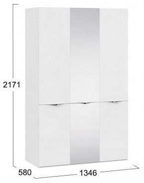 Шкаф платяной Глосс СМ-319.07.432 в Нижневартовске - nizhnevartovsk.mebel24.online | фото 4