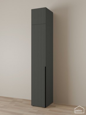 Шкаф с антресолью Linnea MHR-1A-2 2450х400х510 (Графит-М 11.1.25) в Нижневартовске - nizhnevartovsk.mebel24.online | фото 1
