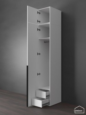 Шкаф с антресолью Linnea MHR-1A-3 2450х400х510 (Белый-М 11.1.1) в Нижневартовске - nizhnevartovsk.mebel24.online | фото 6