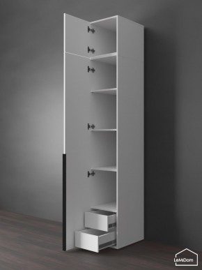 Шкаф с антресолью Linnea MHR-1A-4 2450х400х510 (Белый-М 11.1.2) в Нижневартовске - nizhnevartovsk.mebel24.online | фото 5