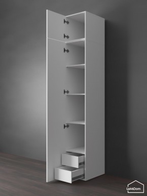 Шкаф с антресолью Linnea MHR-1POA-4 2450х400х510 (Белый-М 11.1.2) в Нижневартовске - nizhnevartovsk.mebel24.online | фото 5