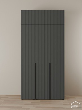 Шкаф с антресолью Linnea MHR-3A-2 2450х1200х510 (Графит-М 11.1.25) в Нижневартовске - nizhnevartovsk.mebel24.online | фото 1
