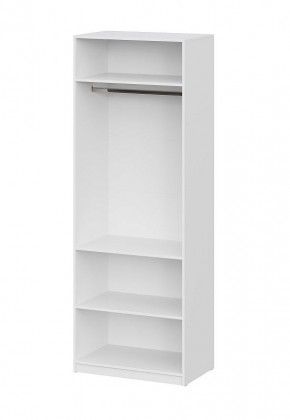 Шкаф ШК-5 + 2 полки (800) Белый текстурный в Нижневартовске - nizhnevartovsk.mebel24.online | фото 3