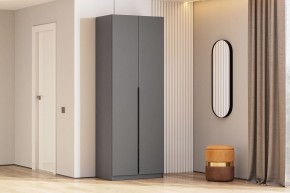 Шкаф ШК-5 + 2 полки (800) Графит серый в Нижневартовске - nizhnevartovsk.mebel24.online | фото 2