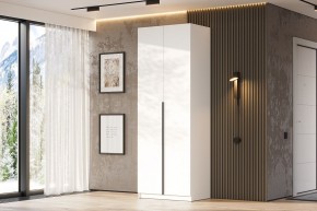 Шкаф ШК-5 + 4 полки (800) Белый текстурный в Нижневартовске - nizhnevartovsk.mebel24.online | фото