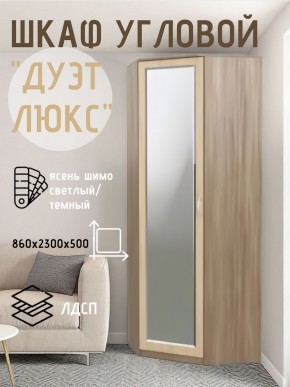 Шкаф угловой Дуэт Люкс с зеркалом в Нижневартовске - nizhnevartovsk.mebel24.online | фото 3