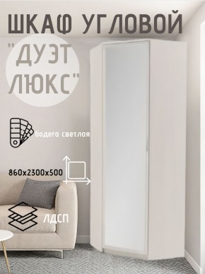 Шкаф угловой Дуэт Люкс с зеркалом в Нижневартовске - nizhnevartovsk.mebel24.online | фото 6