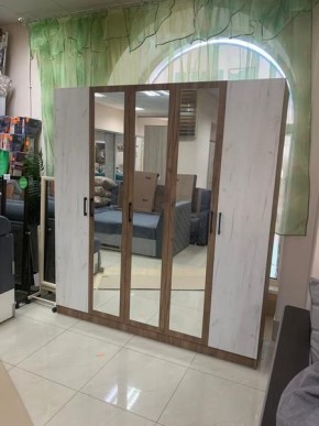 Шкаф Вегас 2000 Дуб крафт табачный/Дуб крафт белый в Нижневартовске - nizhnevartovsk.mebel24.online | фото 3