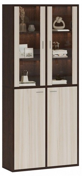 Шкаф-витрина Домино СУ(ш2в2)+2ФС+2ФГ в Нижневартовске - nizhnevartovsk.mebel24.online | фото 2