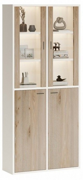 Шкаф-витрина Домино СУ(ш2в2)+2ФС+2ФГ в Нижневартовске - nizhnevartovsk.mebel24.online | фото 3