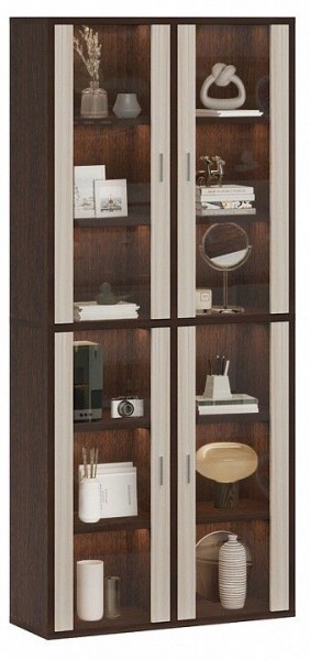 Шкаф-витрина Домино СУ(ш2в2)+4ФС в Нижневартовске - nizhnevartovsk.mebel24.online | фото 2