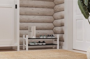 Скамья 85х37 Кантри для обуви белая в Нижневартовске - nizhnevartovsk.mebel24.online | фото 4