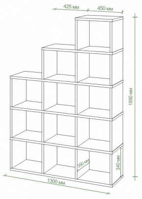 Стеллаж Бартоло СЛД 5 в Нижневартовске - nizhnevartovsk.mebel24.online | фото 2