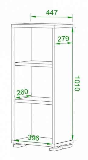 Стеллаж Домино нельсон ПУ-10-1 в Нижневартовске - nizhnevartovsk.mebel24.online | фото 2