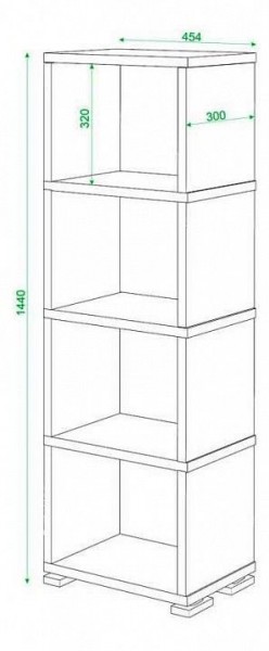 Стеллаж Домино СБ-15/4 в Нижневартовске - nizhnevartovsk.mebel24.online | фото 3