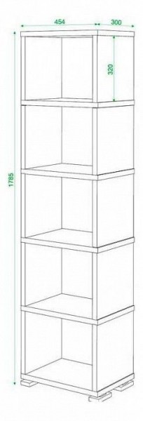 Стеллаж Домино СБ-15/5 в Нижневартовске - nizhnevartovsk.mebel24.online | фото 3