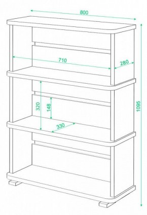 Стеллаж Домино СБ-25/3 в Нижневартовске - nizhnevartovsk.mebel24.online | фото 3