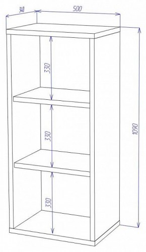 Стеллаж Домино СУ(ш1в1) в Нижневартовске - nizhnevartovsk.mebel24.online | фото 2