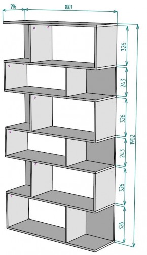 Стеллаж S10 в Нижневартовске - nizhnevartovsk.mebel24.online | фото 2