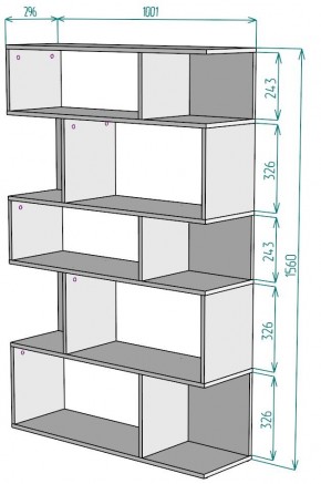 Стеллаж S11 в Нижневартовске - nizhnevartovsk.mebel24.online | фото 2