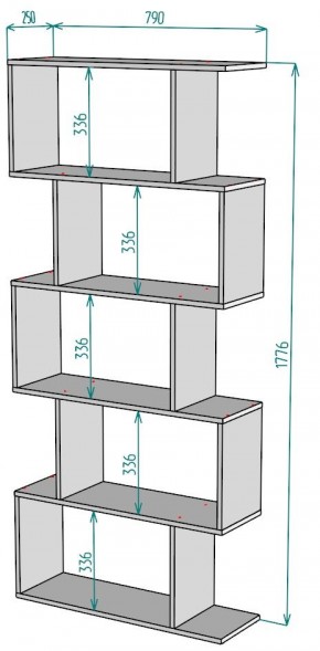 Стеллаж S50 в Нижневартовске - nizhnevartovsk.mebel24.online | фото 2