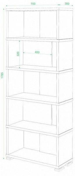 Стеллаж СБ-10/5 в Нижневартовске - nizhnevartovsk.mebel24.online | фото 2