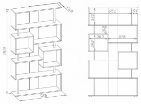 Стеллаж СТ-2 в Нижневартовске - nizhnevartovsk.mebel24.online | фото 2