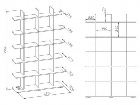 Стеллаж СТ-6 в Нижневартовске - nizhnevartovsk.mebel24.online | фото 4