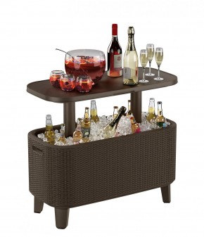 Стол Беви Бар (Bevy Bar Large Cool Bar), коричневый в Нижневартовске - nizhnevartovsk.mebel24.online | фото 3