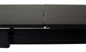 Стол CORNER 120 MATT BLACK MARBLE SOLID CERAMIC / BLACK, ®DISAUR в Нижневартовске - nizhnevartovsk.mebel24.online | фото 1