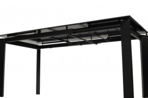 Стол CORNER 120 MATTE STATUARIO Белый мрамор матовый керамика, стекло/ черный каркас, ®DISAUR в Нижневартовске - nizhnevartovsk.mebel24.online | фото 9