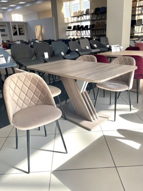 Стол EXEL 140 Дуб Трюфель/ Алюминий М-City в Нижневартовске - nizhnevartovsk.mebel24.online | фото 2