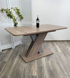 Стол EXEL 140 Дуб Трюфель/ Алюминий М-City в Нижневартовске - nizhnevartovsk.mebel24.online | фото 3