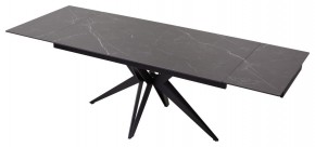 Стол FORIO 160 MATT BLACK MARBLE SOLID CERAMIC / BLACK, ®DISAUR в Нижневартовске - nizhnevartovsk.mebel24.online | фото 5