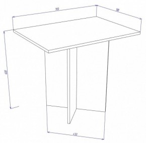 Стол журнальный Cross СЖ4 в Нижневартовске - nizhnevartovsk.mebel24.online | фото 2