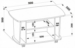 Стол журнальный СЖ-3 в Нижневартовске - nizhnevartovsk.mebel24.online | фото 3