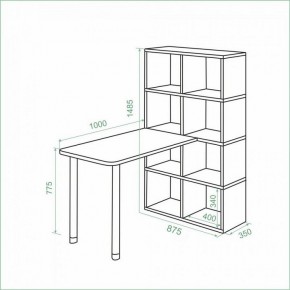 Стол компьютерный Bartolo в Нижневартовске - nizhnevartovsk.mebel24.online | фото 3