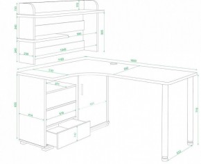 Стол компьютерный Домино нельсон СР-145М в Нижневартовске - nizhnevartovsk.mebel24.online | фото 2