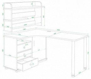 Стол компьютерный Домино нельсон СР-165М в Нижневартовске - nizhnevartovsk.mebel24.online | фото 2