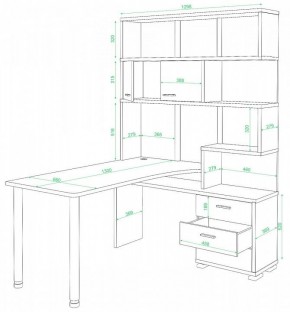 Стол компьютерный Домино нельсон СР-420/130 в Нижневартовске - nizhnevartovsk.mebel24.online | фото 2