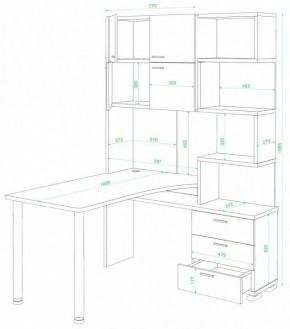 Стол компьютерный Домино нельсон СР-500М/140 в Нижневартовске - nizhnevartovsk.mebel24.online | фото 2