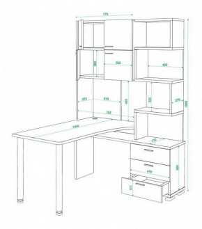 Стол компьютерный Домино нельсон СР-500М140 в Нижневартовске - nizhnevartovsk.mebel24.online | фото 3