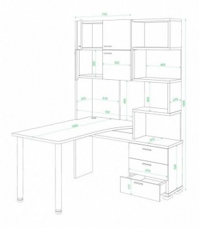 Стол компьютерный Домино нельсон СР-500М190 в Нижневартовске - nizhnevartovsk.mebel24.online | фото 3