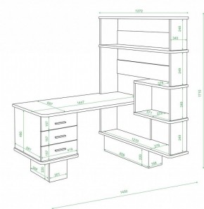 Стол компьютерный Домино нельсон СР-520 в Нижневартовске - nizhnevartovsk.mebel24.online | фото 2