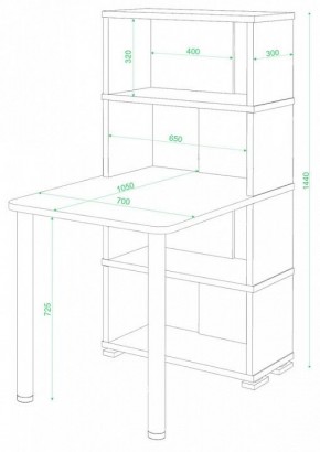 Стол компьютерный Домино СБ-10М/4 в Нижневартовске - nizhnevartovsk.mebel24.online | фото 2