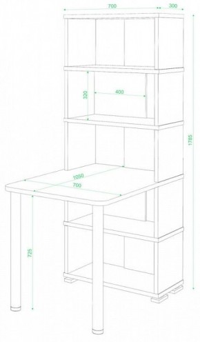 Стол компьютерный Домино СБ-10М/5 в Нижневартовске - nizhnevartovsk.mebel24.online | фото 2