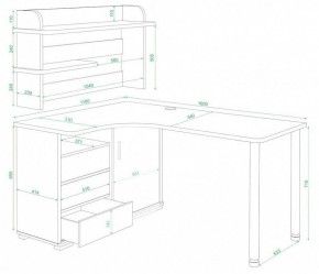 Стол компьютерный Домино СР-145М в Нижневартовске - nizhnevartovsk.mebel24.online | фото 3