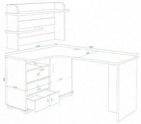 Стол компьютерный Домино СР-165 в Нижневартовске - nizhnevartovsk.mebel24.online | фото 3