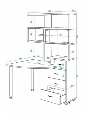 Стол компьютерный Домино СР-320 в Нижневартовске - nizhnevartovsk.mebel24.online | фото 5